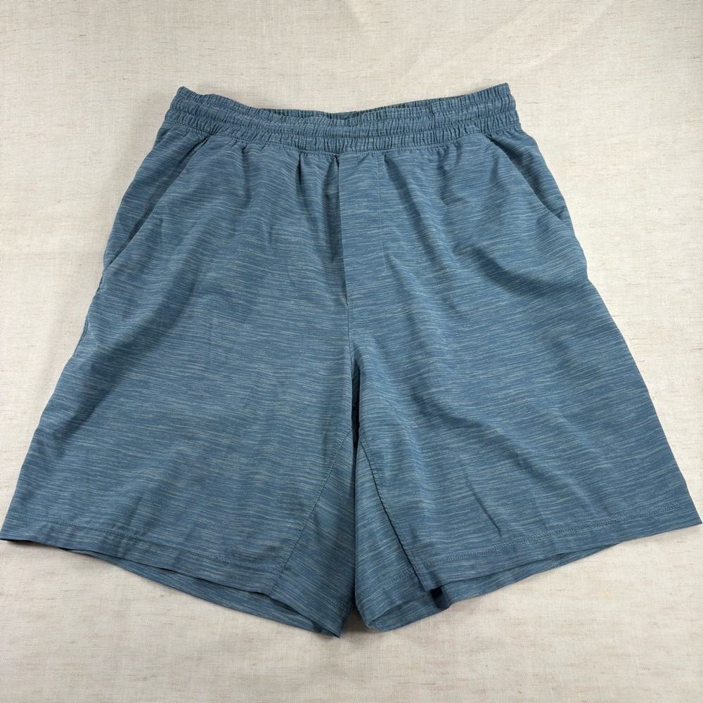 Lululemon Men's Performance Blue Heather Shorts small